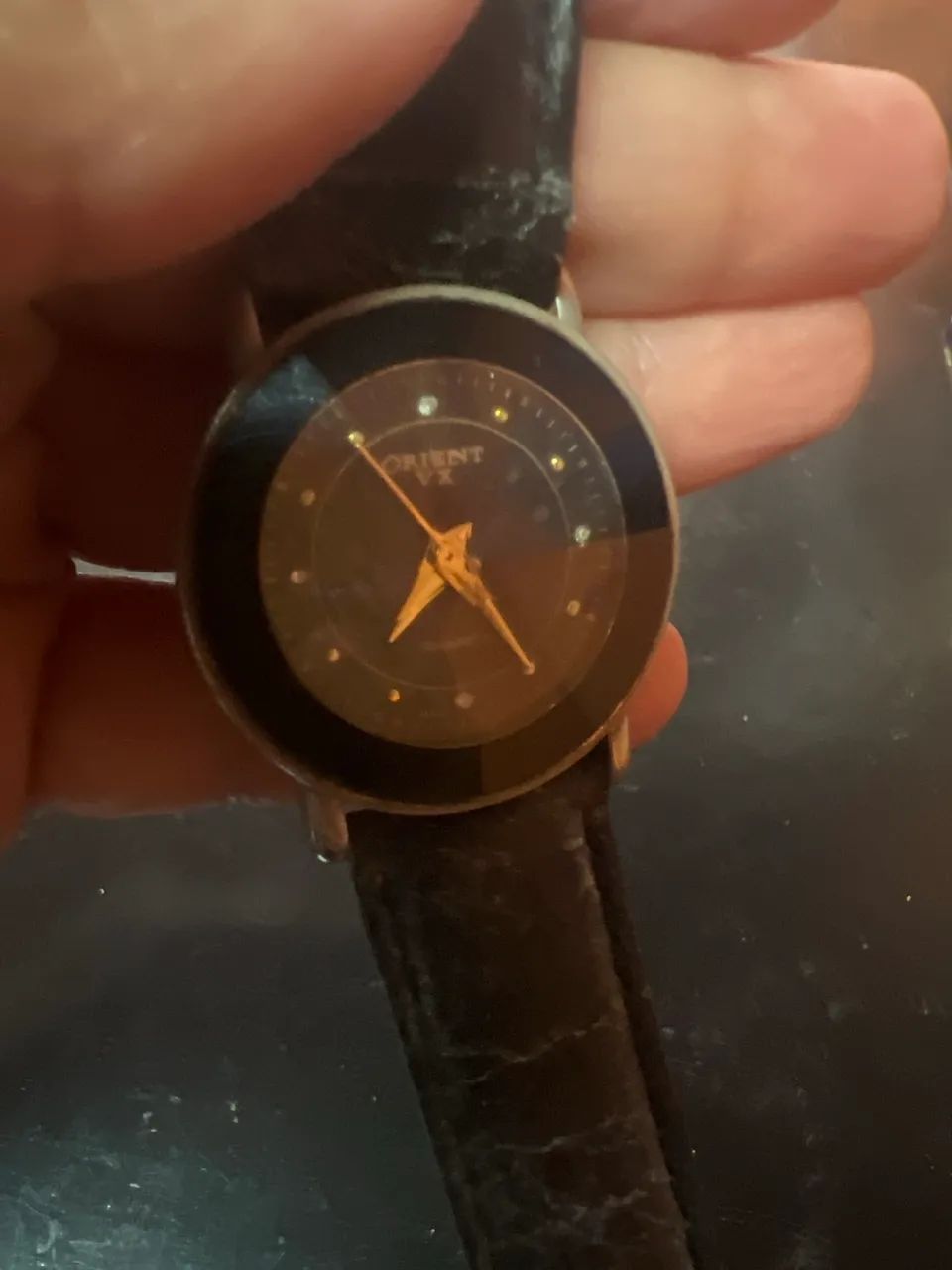 Relógio orient quartz clássico vintage