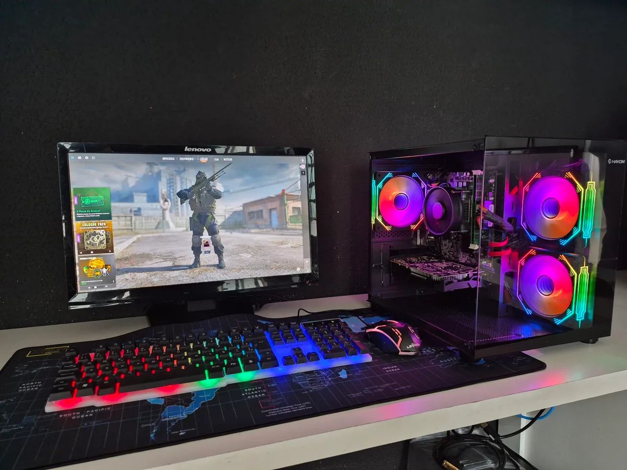 Pc gamer completo 9° geração com garantia - Foto 5