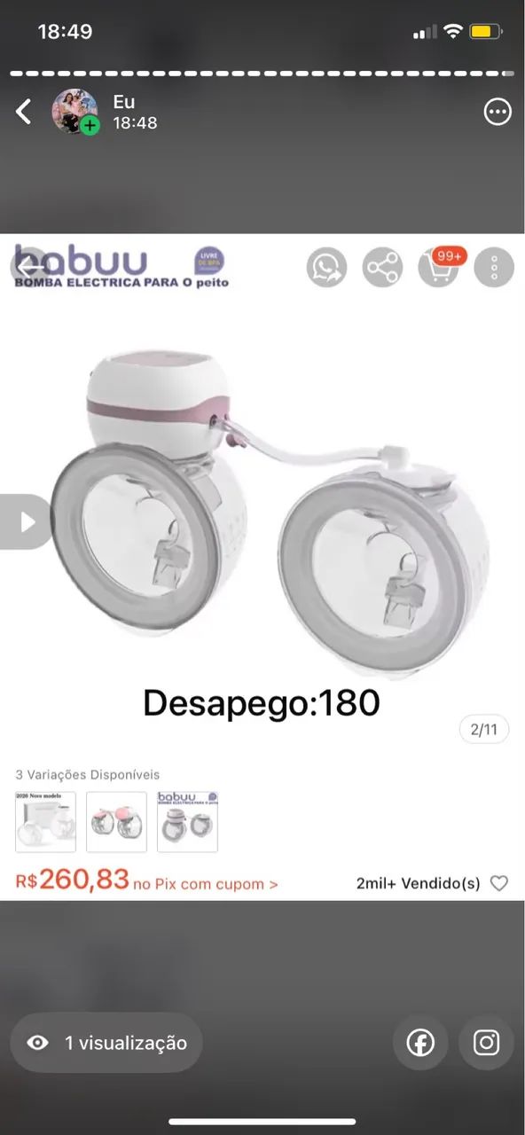 Itens de desapego 