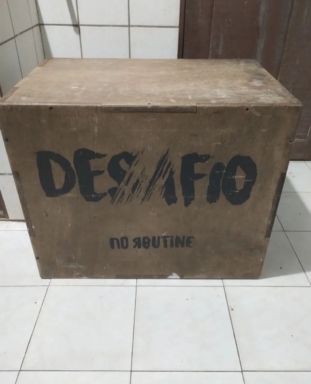Caixa box jump para crossfit 