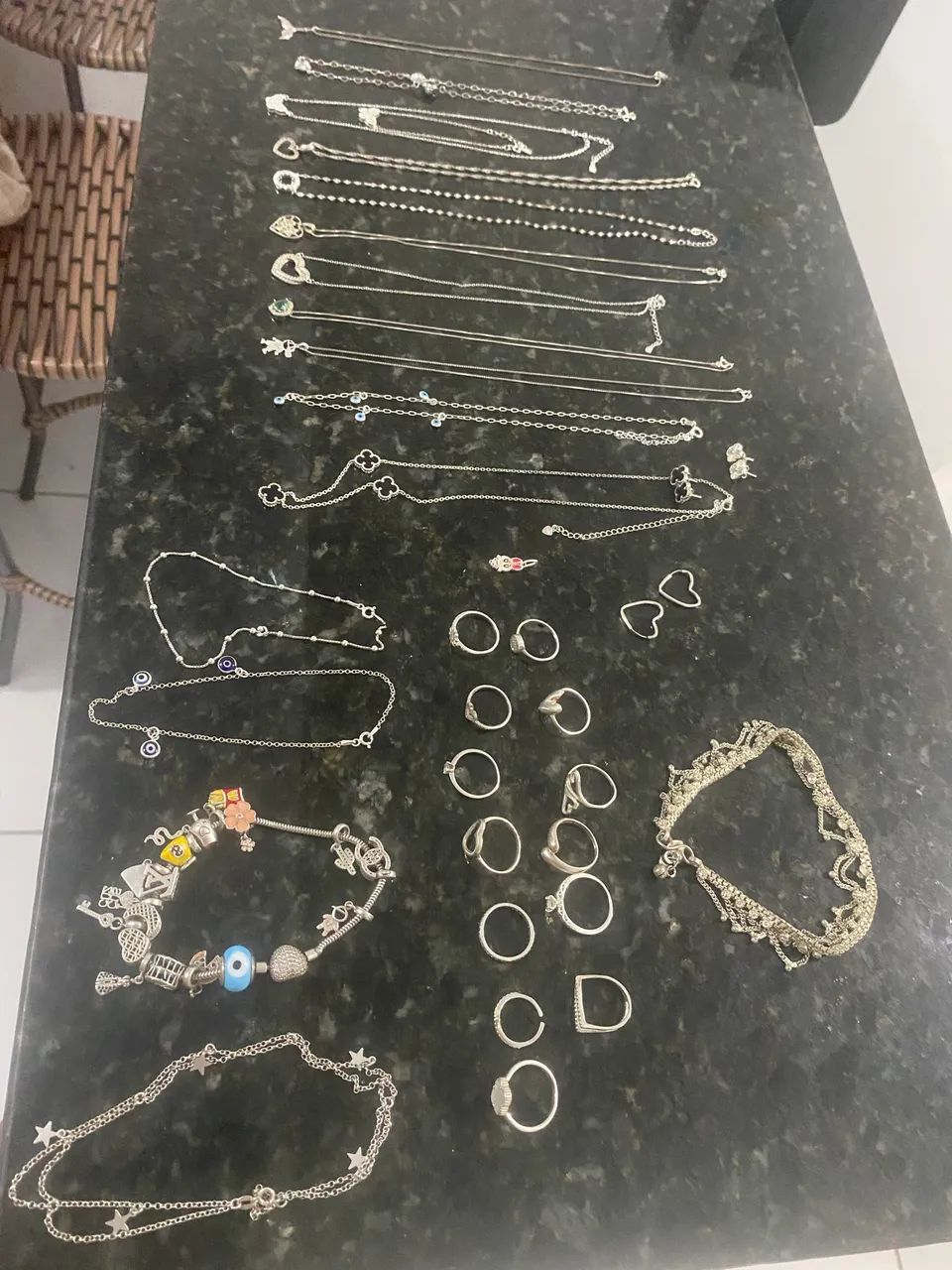 Vendo todas essas pratas só vendo tudo 