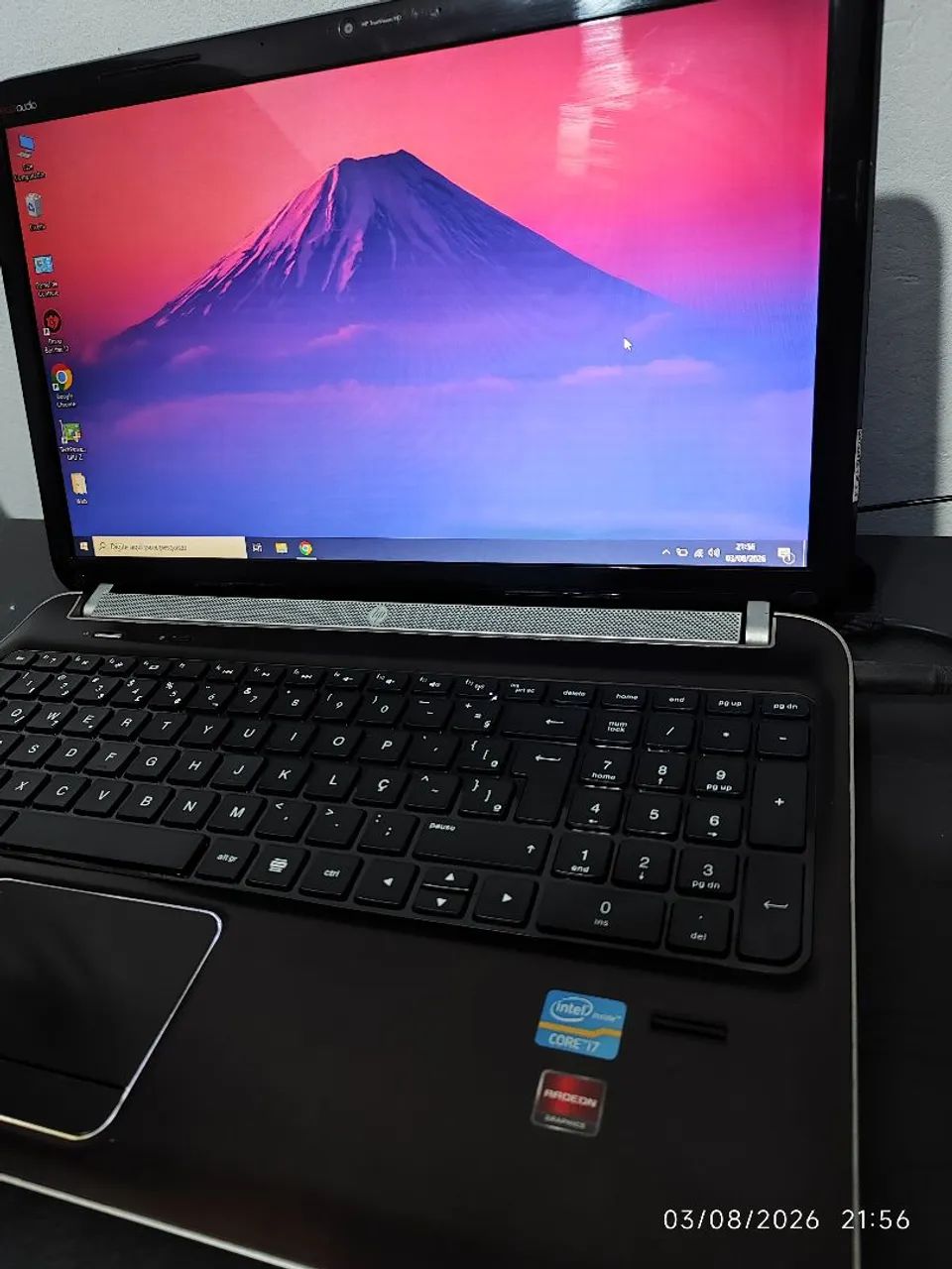 Notebook HP Pavilion DV6 i7 Placa de vídeo AMD SSD 8GB RAM - Foto 2