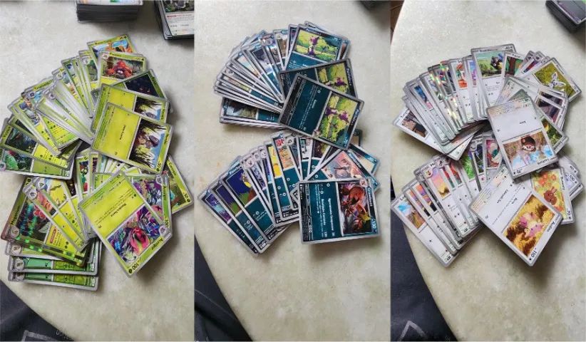 Lote 375 Cartas de Pokemon + uma 70 de código online - Foto 3
