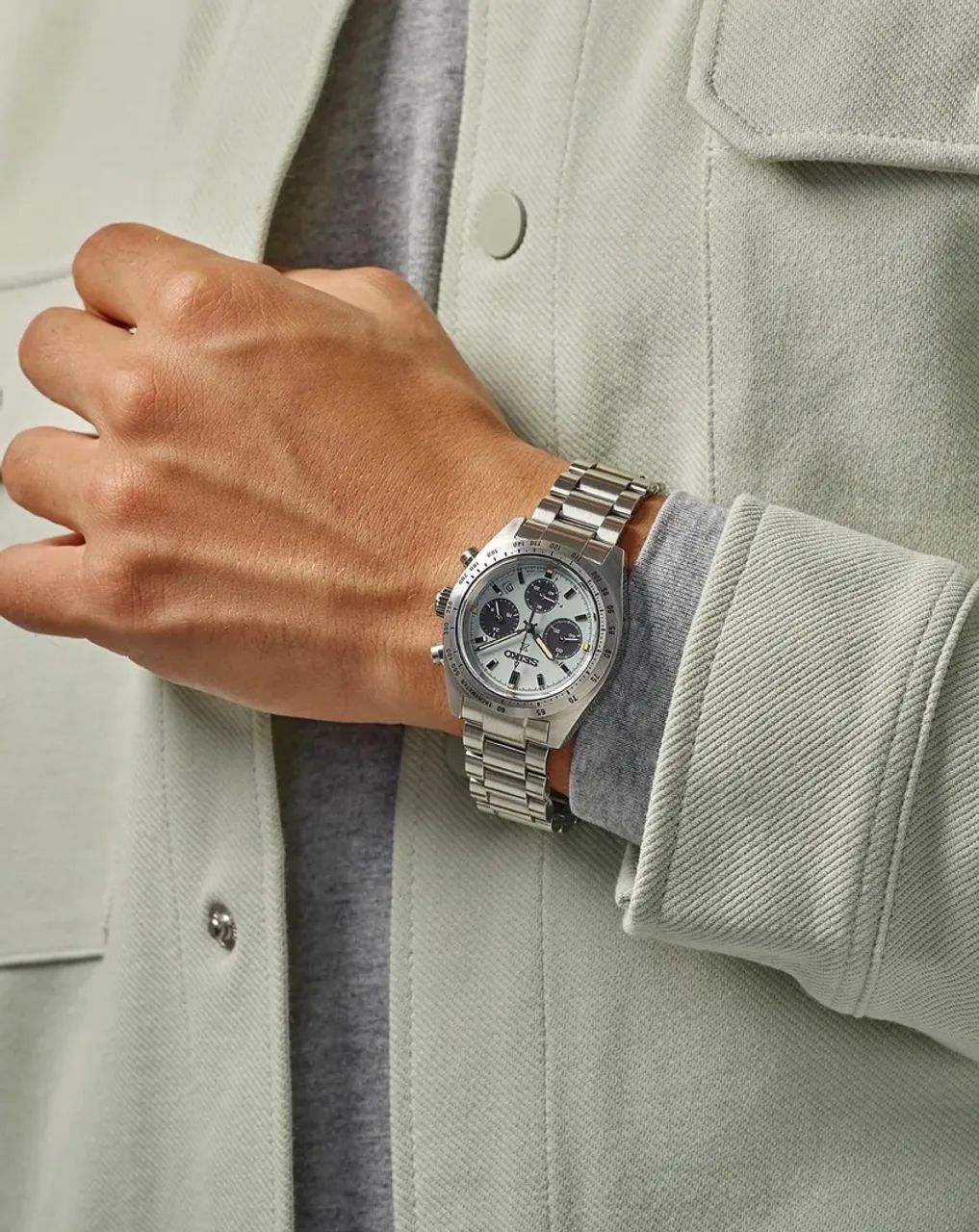 Relógio Seiko Prospex Speedtimer Cronógrafo verde novo - Foto 3
