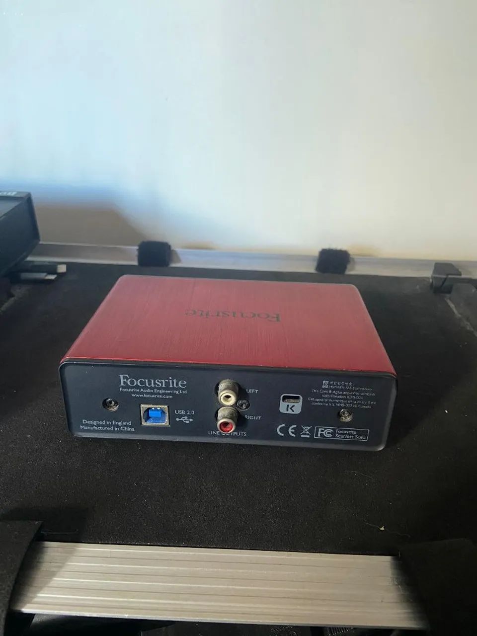 その他 VTS_Group Focusrite Scarlett Solo Interface Para Gravação de Áudio USB Focusrite Scarlett Solo