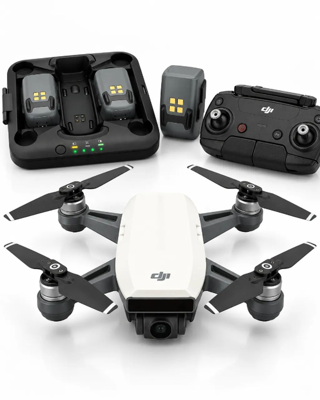 DJI SPARK BRANCO - KIT COMPLETO | ESTADO DE NOVO!