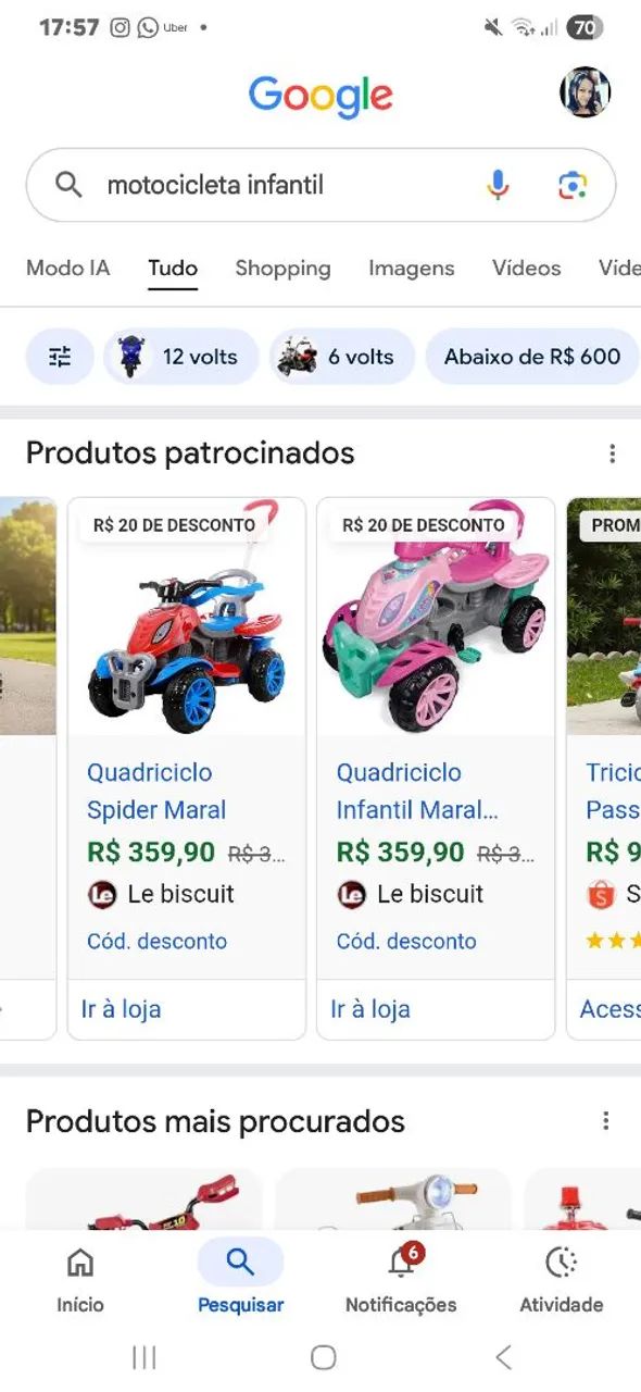 Carrinho de bebe