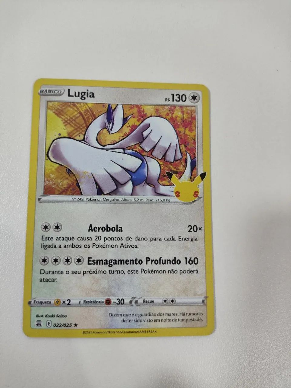 Lote com 8 Cartas pokémon aniversário de 25 anos - Foto 2