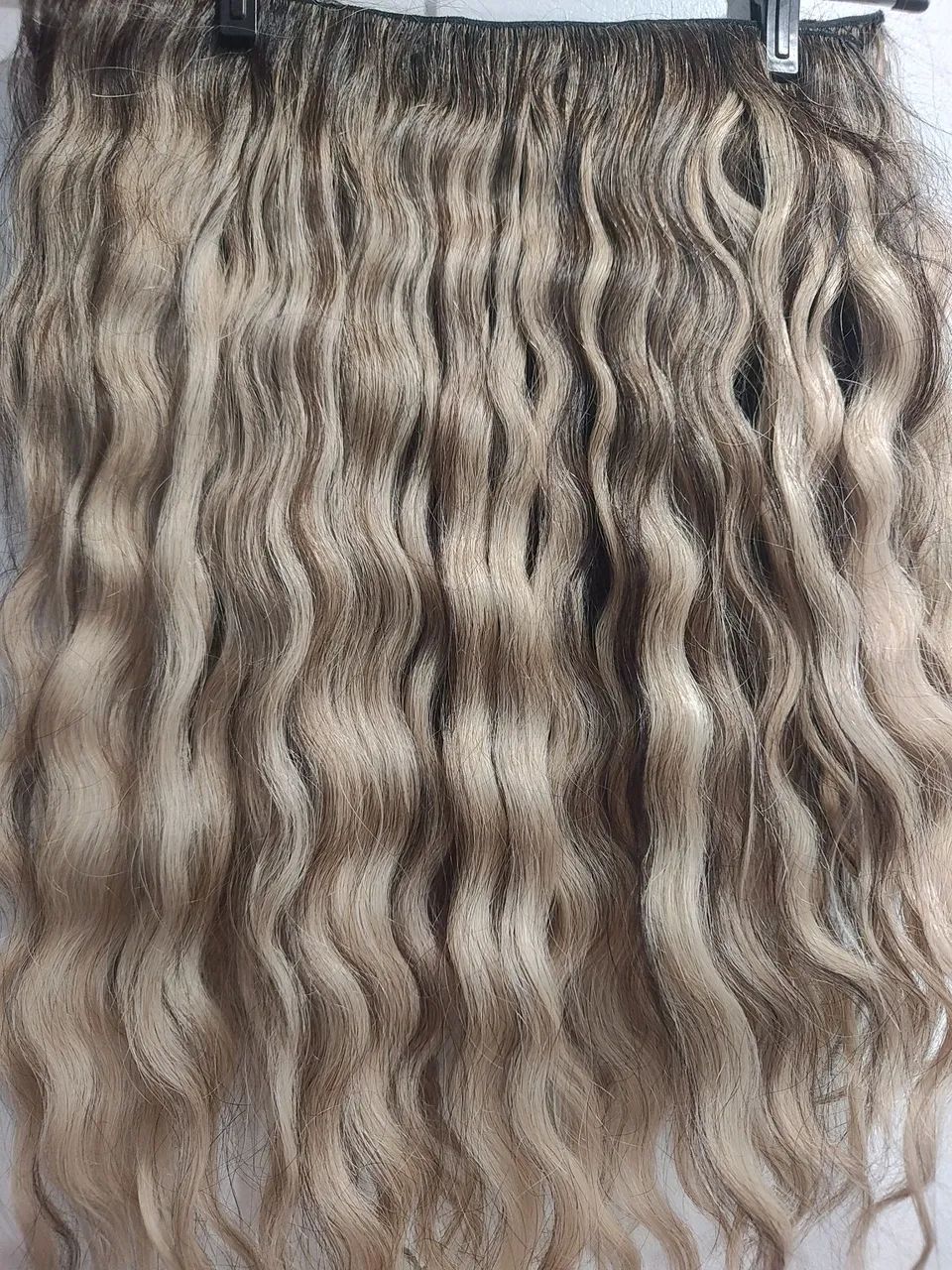 Mega Hair cabelo humano ondulado natural - Foto 5