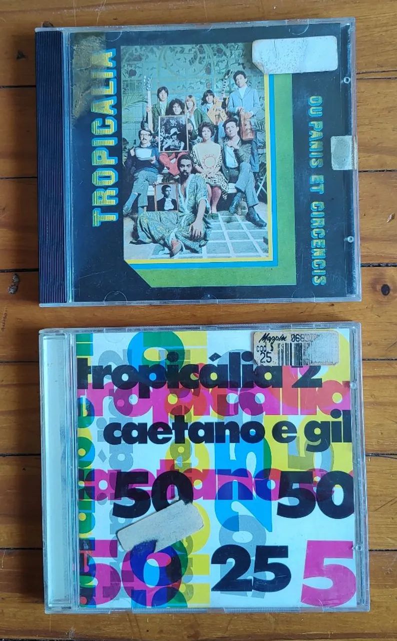 Lote com 2 Cds Tropicália Originais 