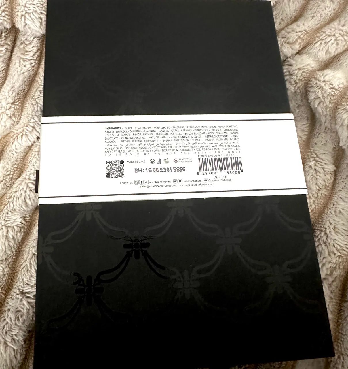Perfume Orientica Amber Noir Eau De Parfum - Novo - Foto 2