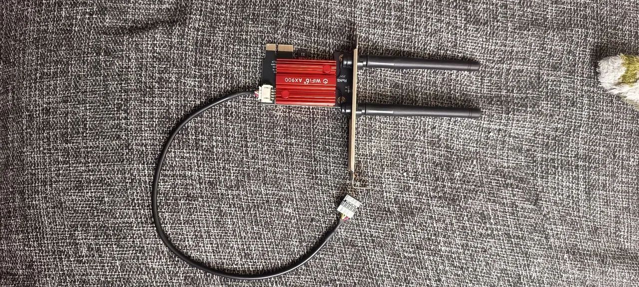Adaptador Wi-Fi 6 + Bluetooth 