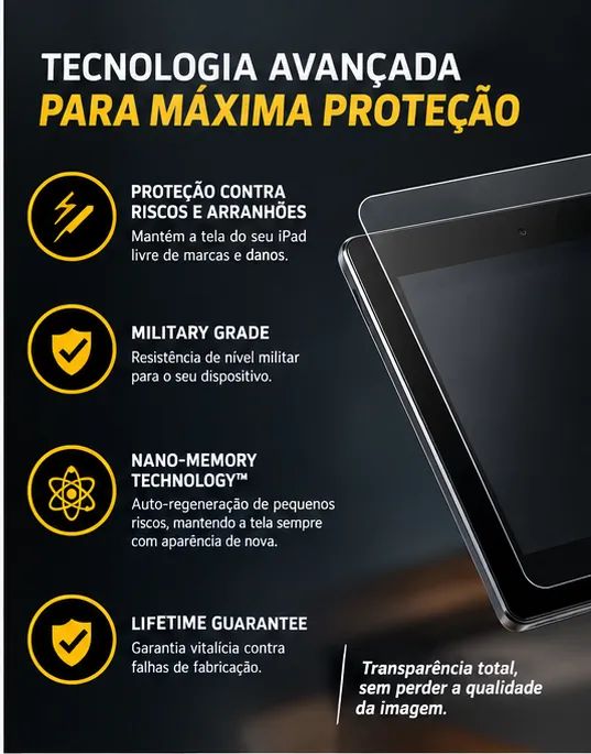 Película Protetora Invisible Shield ZAGG para iPad 2/3/4 - Original - Foto 3