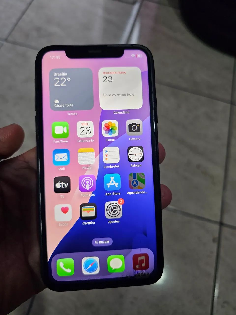 Iphone11 64gb 75% *DETALHE MANCHINHA NA TELA FUNCIONANDO NORMALMENTE  - Foto 4