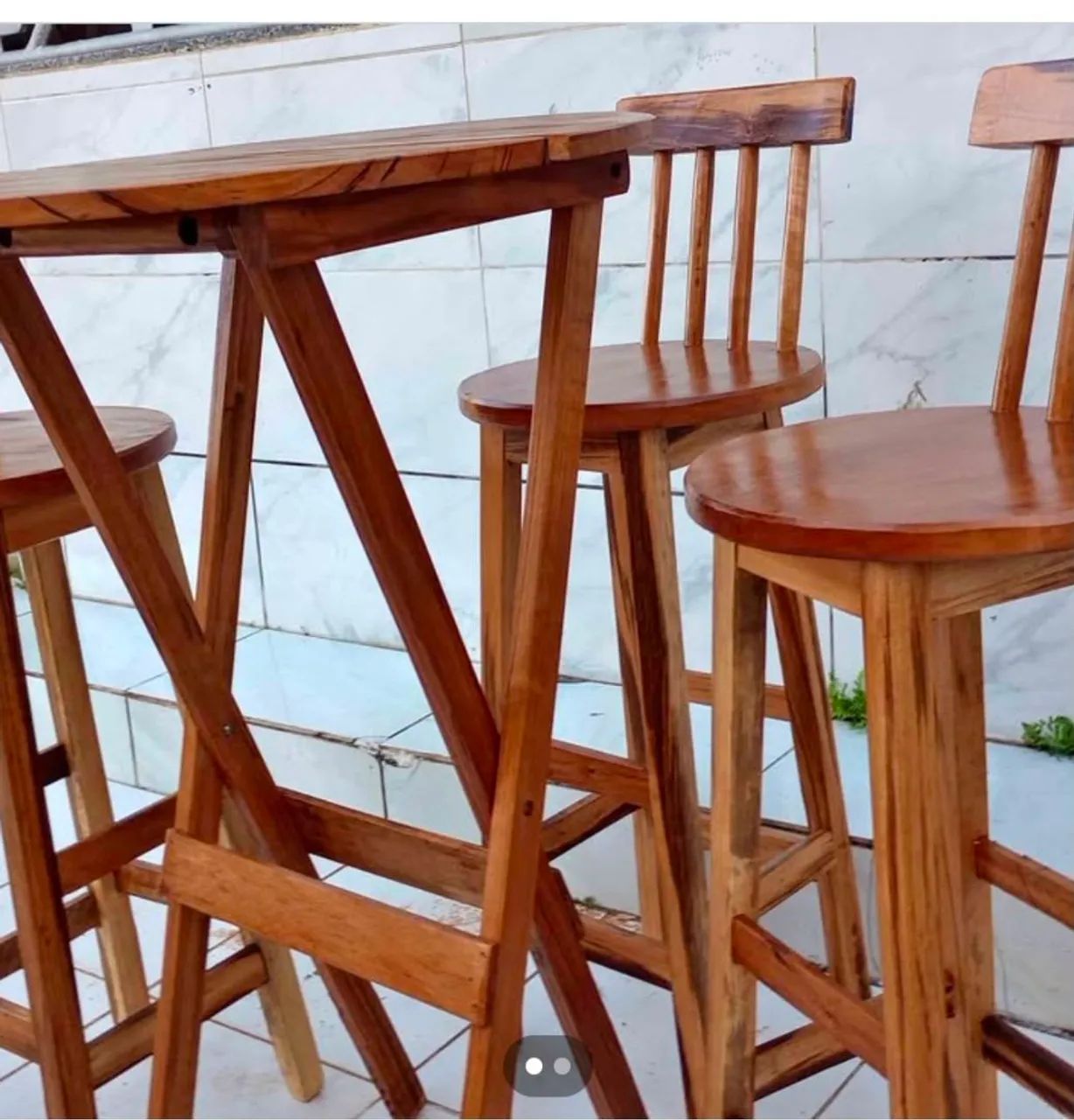 Mesa bistrô dobrável 