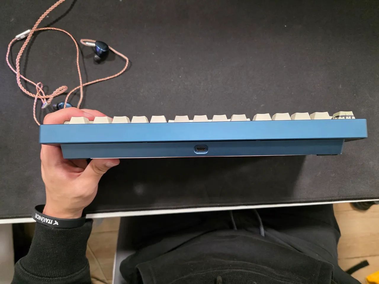 Teclado Custom 75% TGR Tomo SE Suave Blue - Foto 5