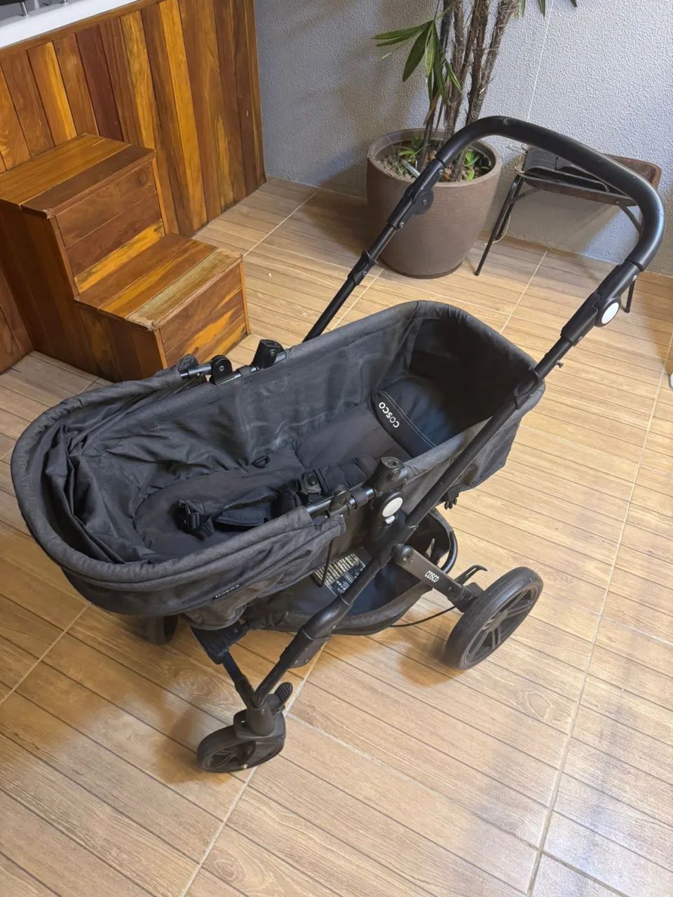 Carrinho Moisés com Bebê Conforto Cosco  - Foto 4