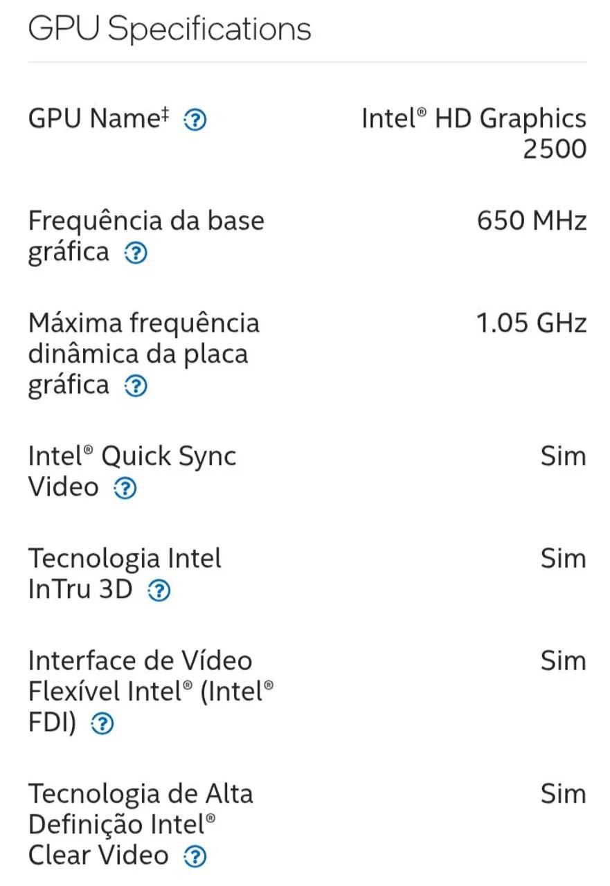 I5 3330 vídeo integrado usado  - Foto 3