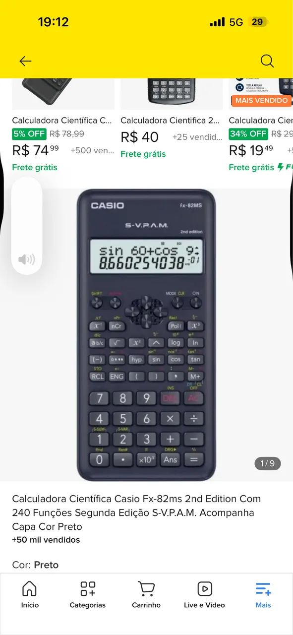Calculadora Científica Casio Fx-82ms  - Foto 3