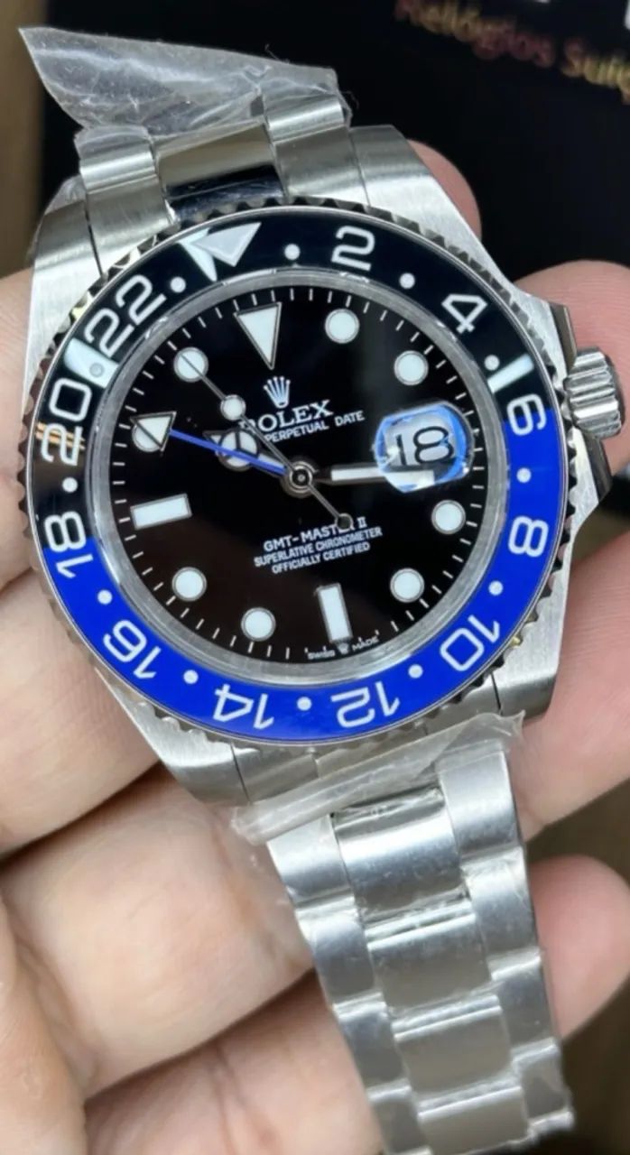 Rolex GMT (batman), 40 mm, automático,(CL - A+) - Foto 2