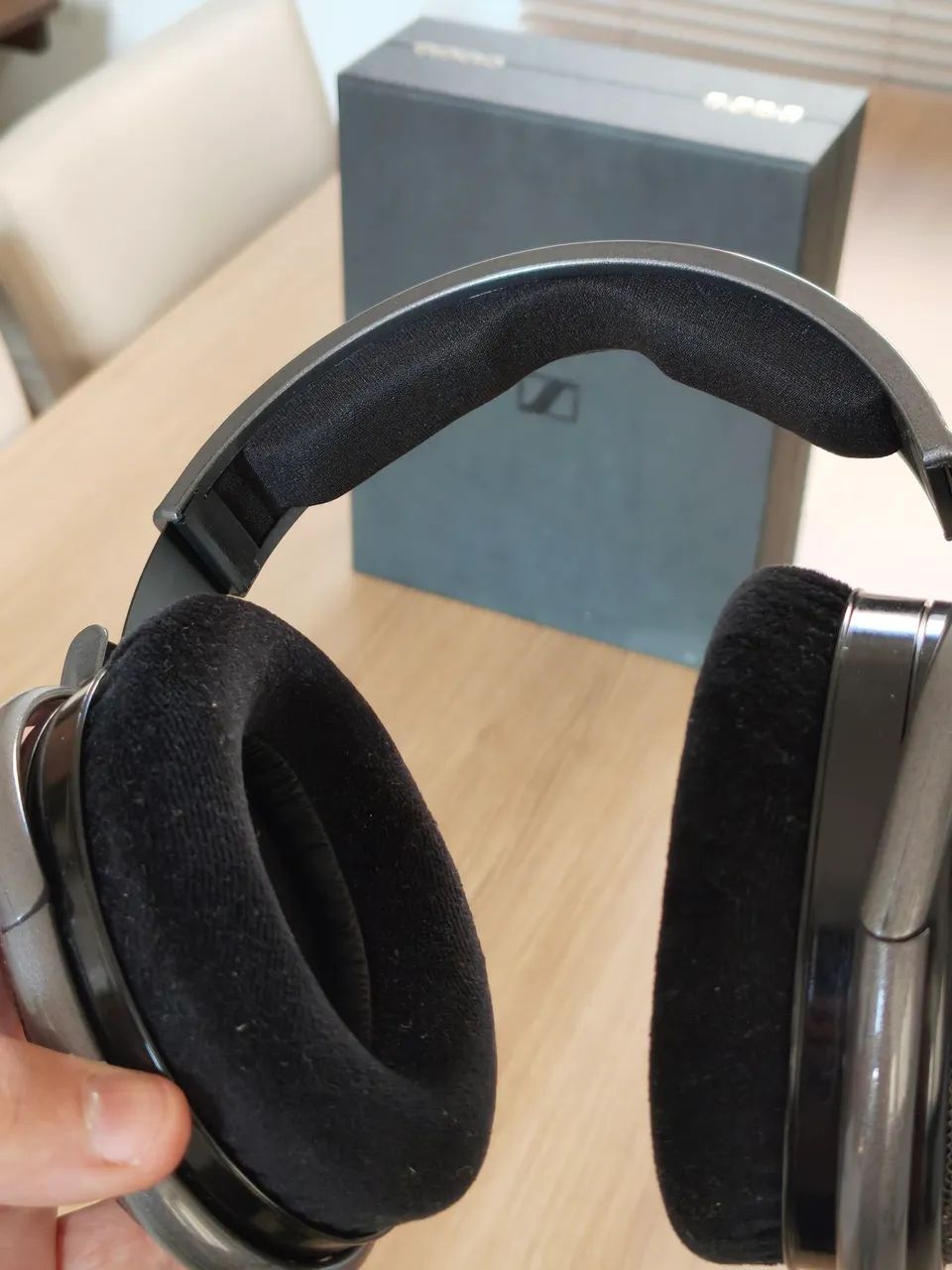 Fone Sennheiser HD 650 (pads novos) - Foto 6