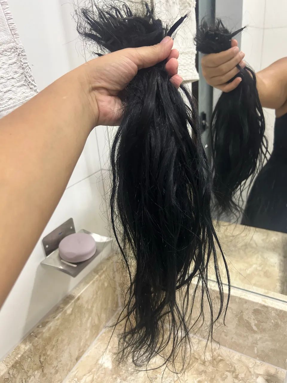 Cabelo 100% humano 