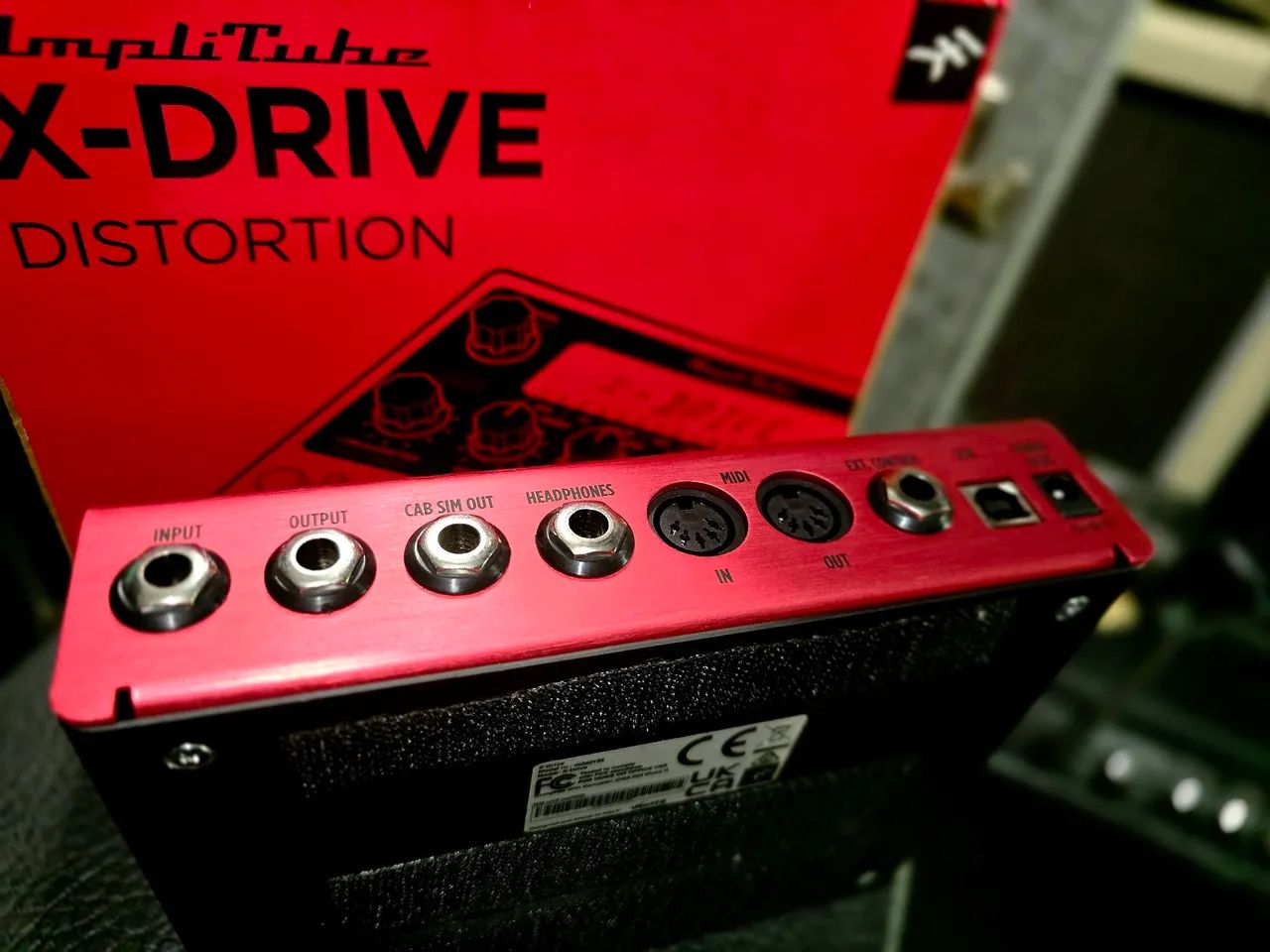 Pedal Guitarra Ik Multimedia Amplitube X-drive dsp /ñ boss mooer