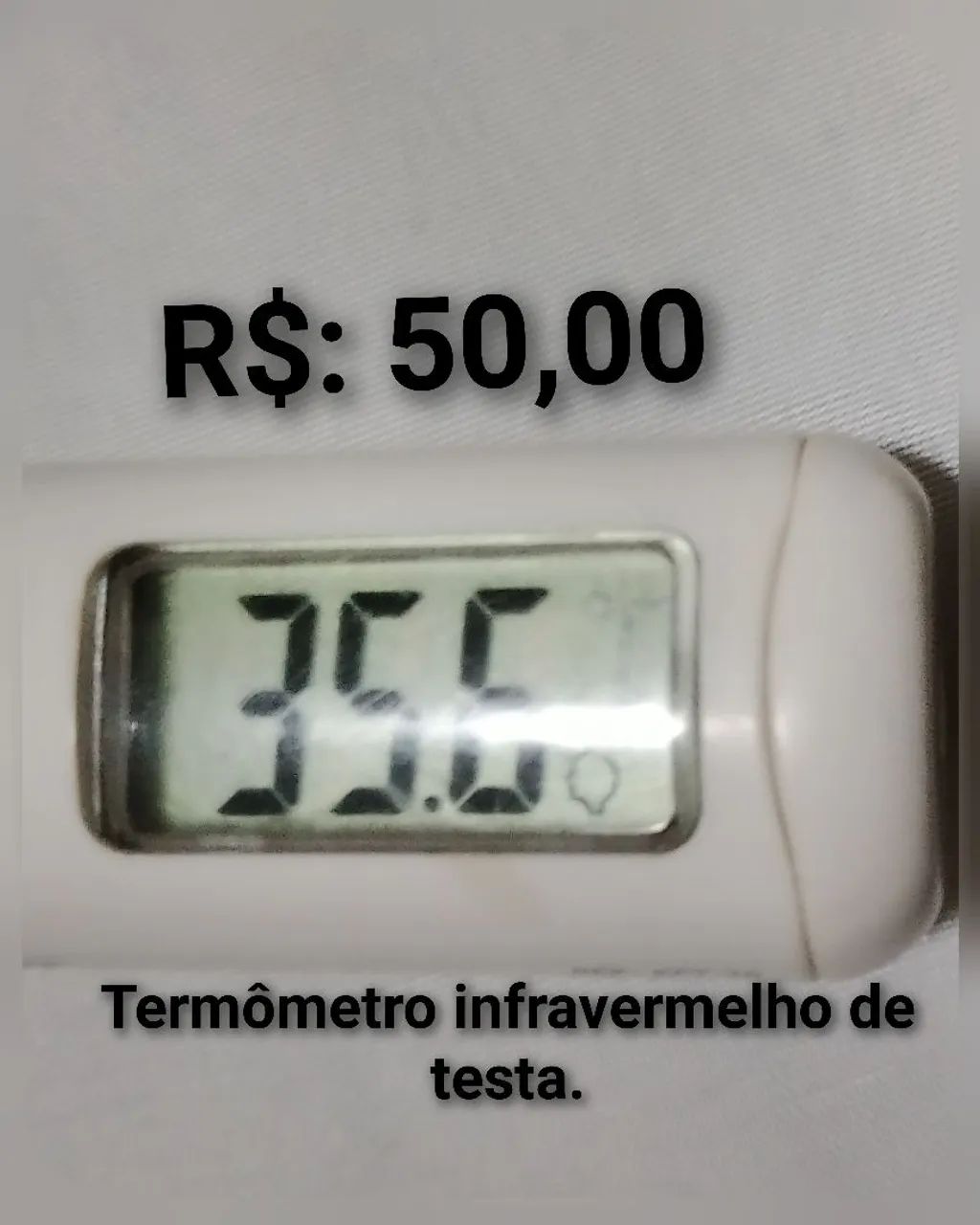 Termômetro infravermelho de testa 