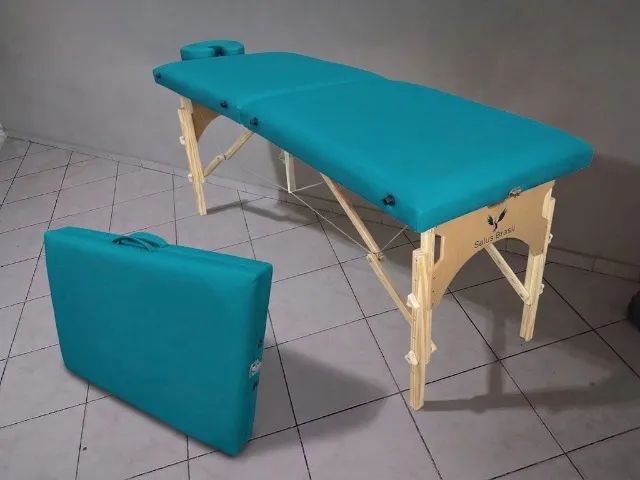 Mesa Dobrável Estofada Tipo Maleta - Foto 4