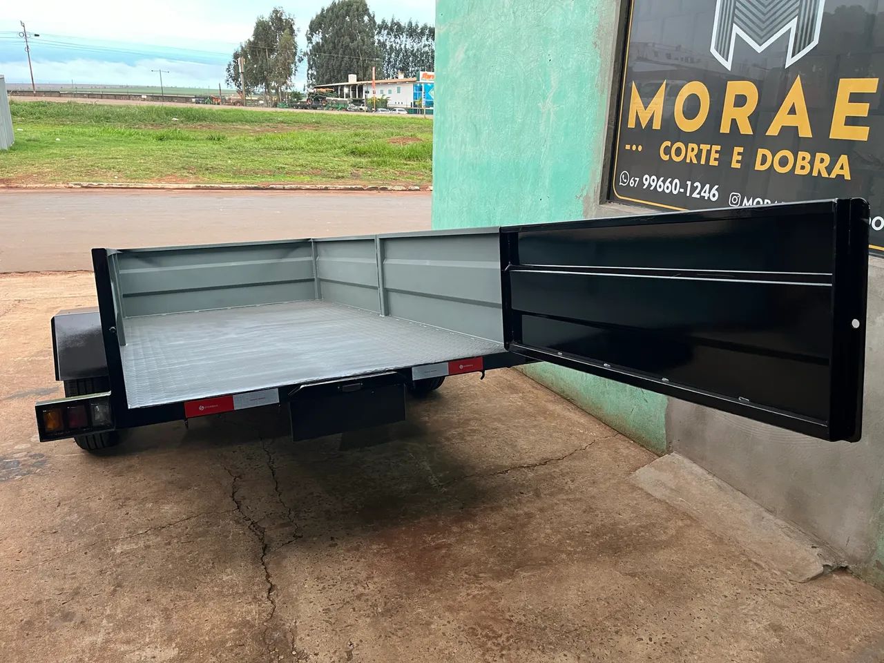 Carretinha reforçada nova emplacada - Foto 4