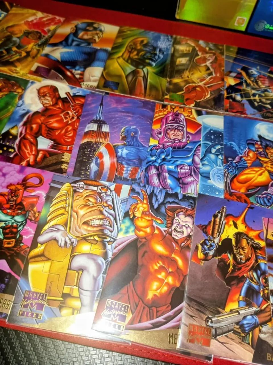 23 Cartas 1995 Marvel Masterpieces - Foto 2
