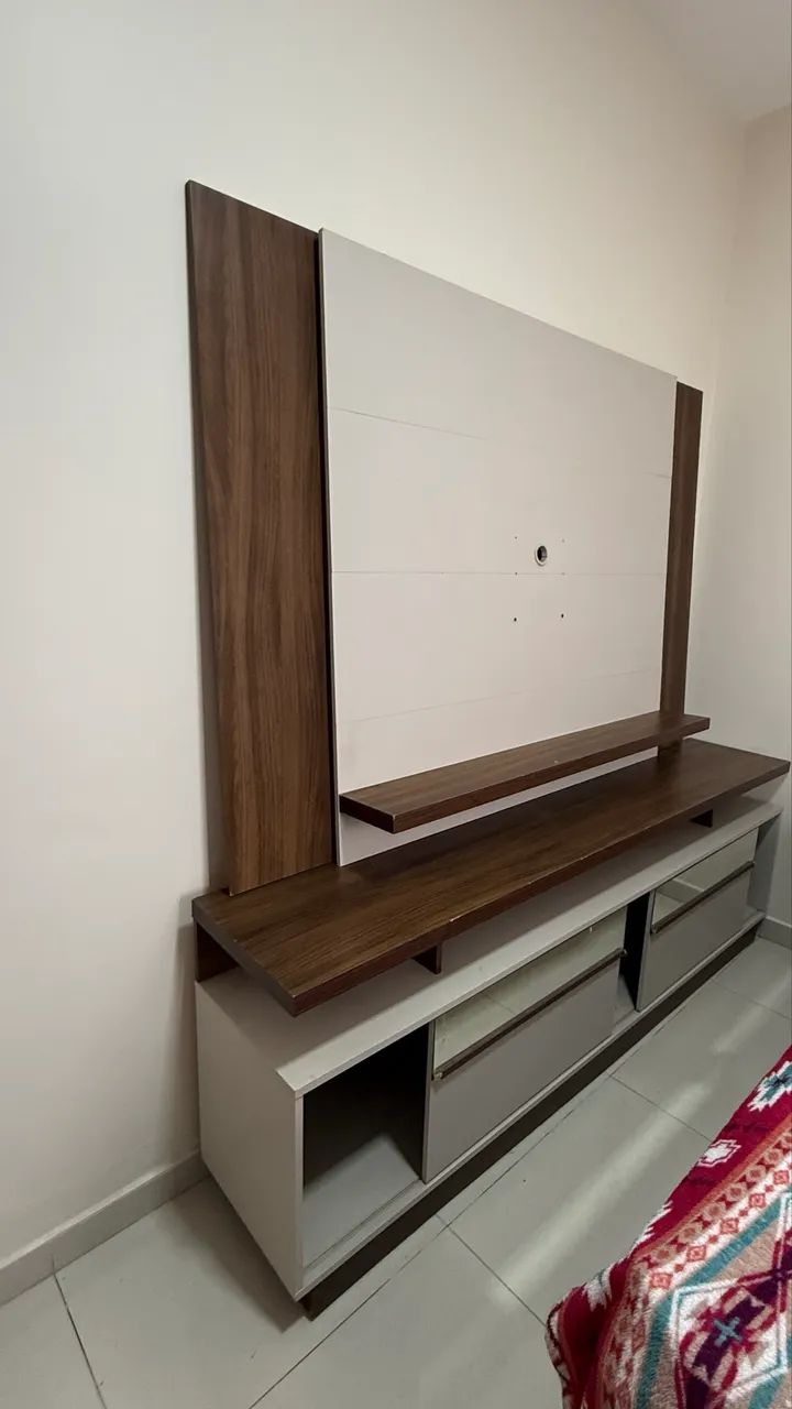 Painel  p/ TV + Rack/base separada  - Foto 2