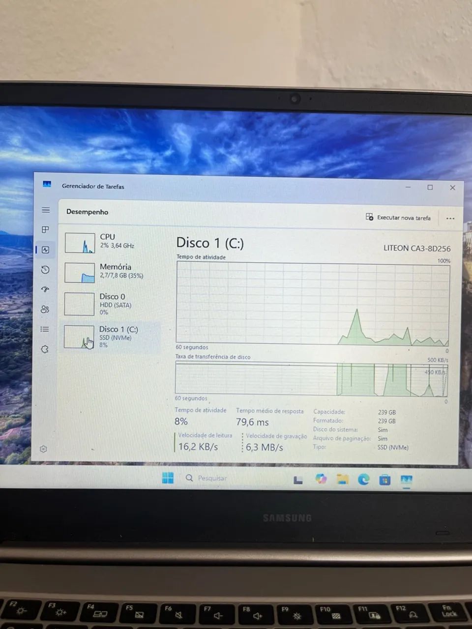 NOTEBOOK SAMSUNG CORE I5 DÉCIMA GERAÇÃO+ENTREGA GRÁTIS  - Foto 5