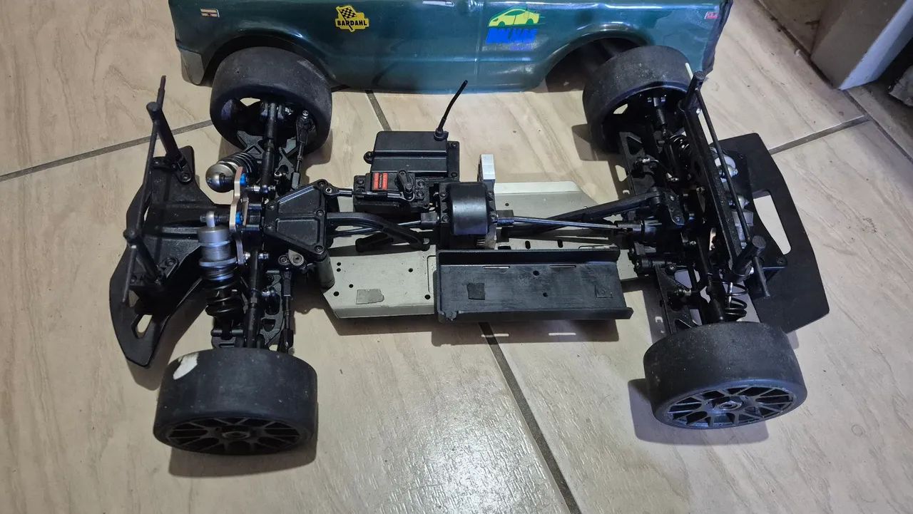 Rc Automodelo Hong Nor X3 GTS 1/8 elétrico só chassi  - Foto 3