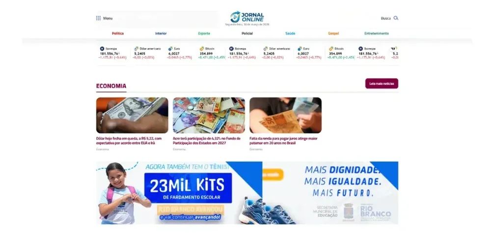 Portal De Notícias Profissional Completo Com Painel Admin - Foto 4