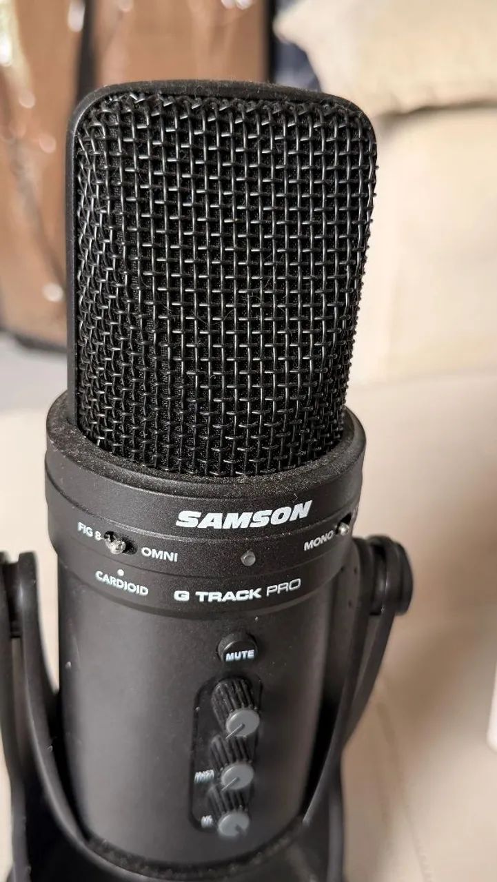 Microfone Condensador Samson G-Track Pro USB - Foto 2