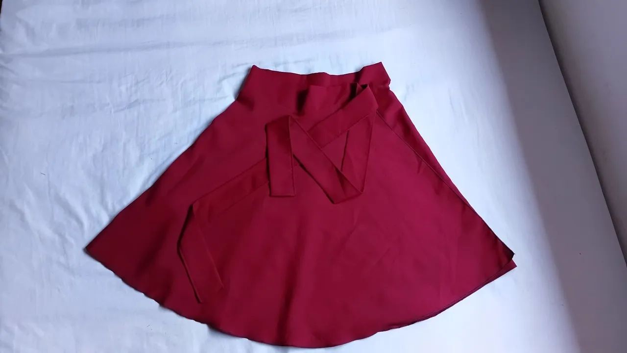 Saia vermelho vinho - Foto 2