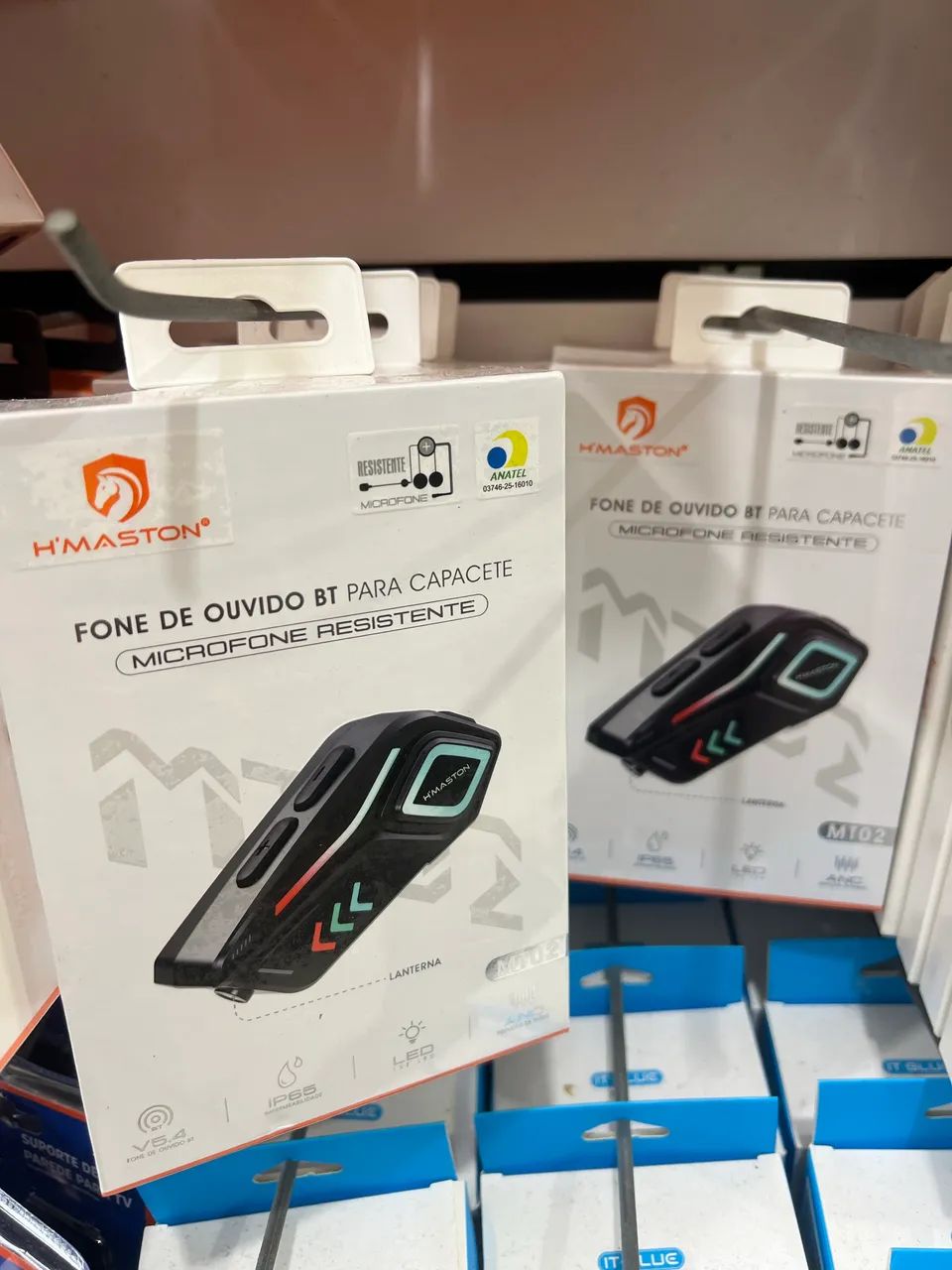 Fone De Ouvido Para Capacete Bluetooth Headset Rgb Sem Fio, Intercomunicador De capacete - Foto 2