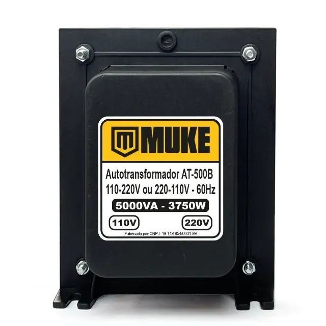Transformador 5000va 110/220v - 220/110v Bivolt At-500 Muke Tools - Foto 2