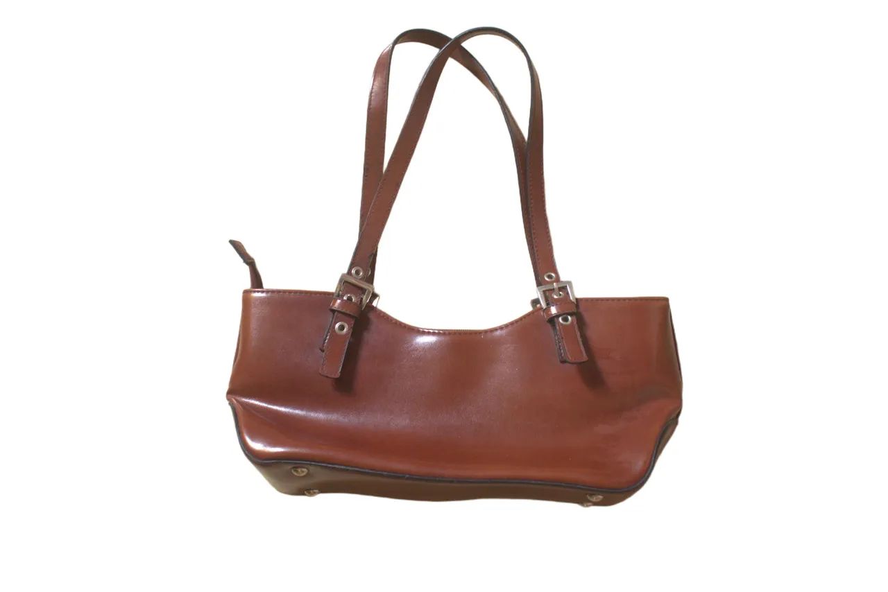 Bolsa Chenson baguete de couro - Foto 2