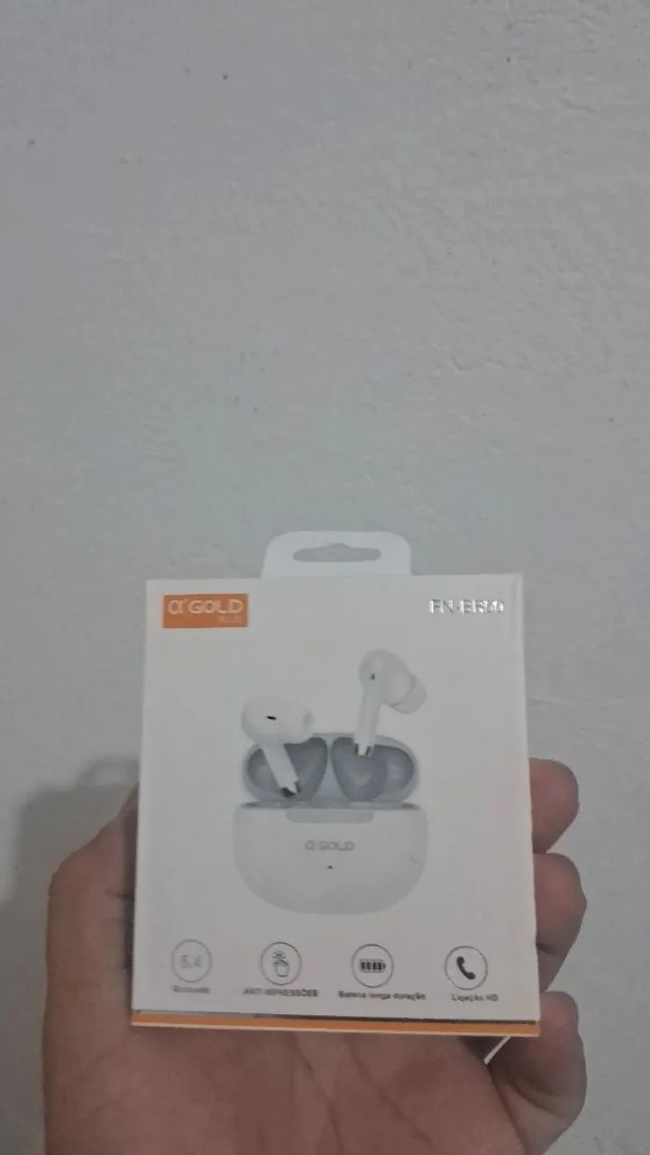 Fone gold  airpods ótima qualidade - Foto 2