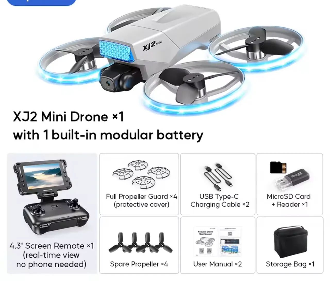 XJ2 Mini Drone - Foto 2