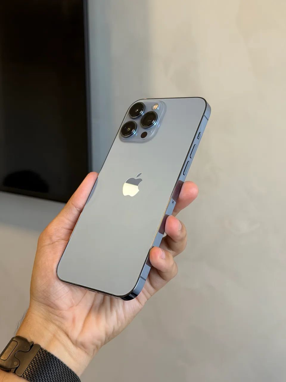 iPhone 13 Pro Max 128gb Azul Loja física  - Foto 3