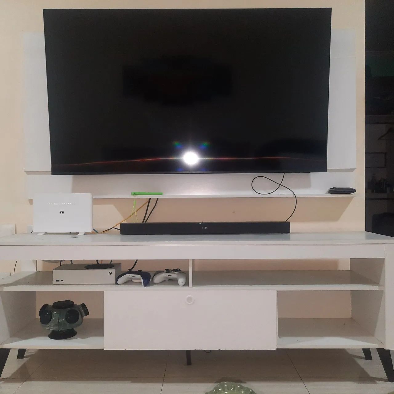Rack com painel