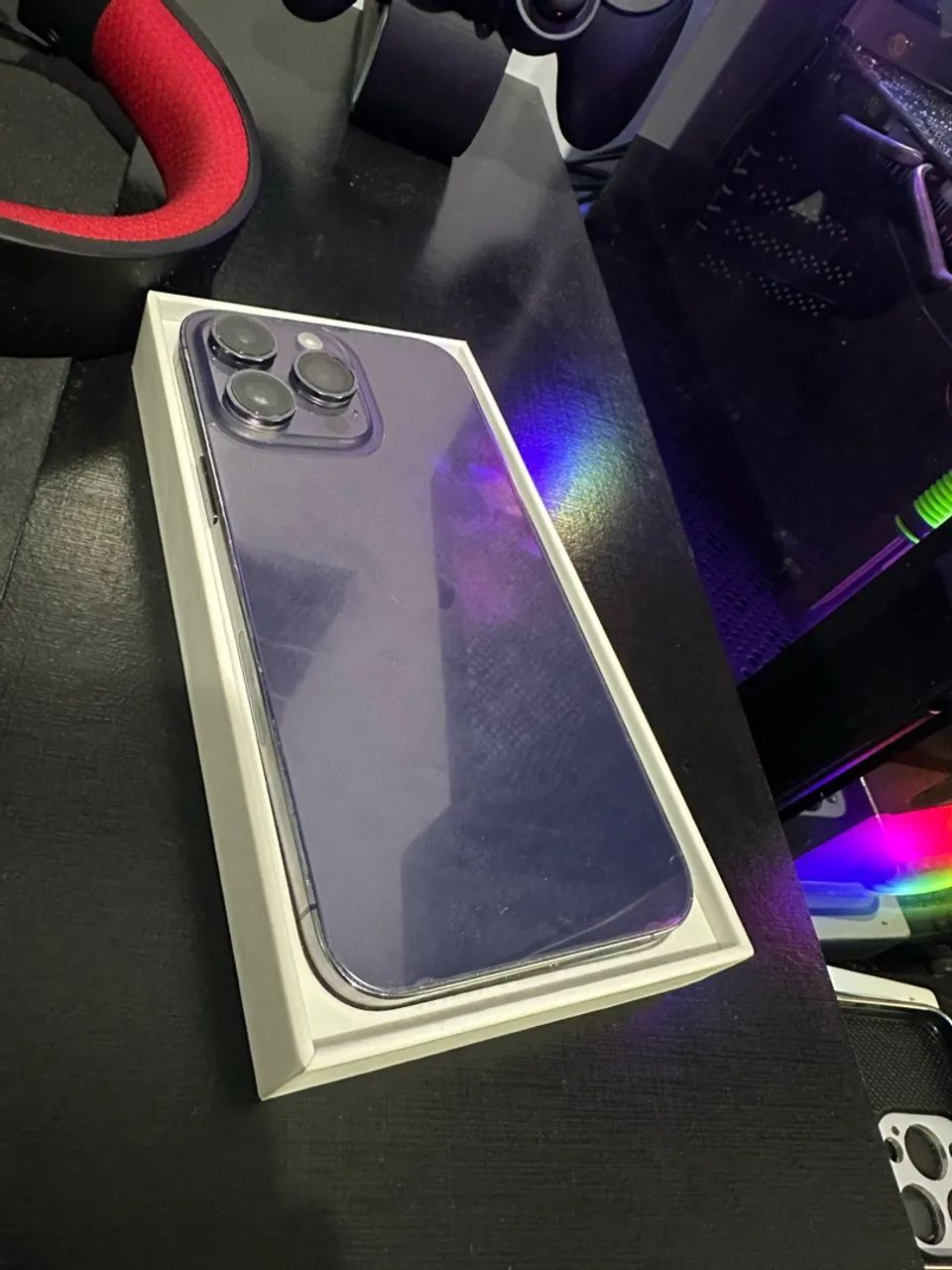 IPHONE 14 PRO MAX 128GB ROXO - Foto 3