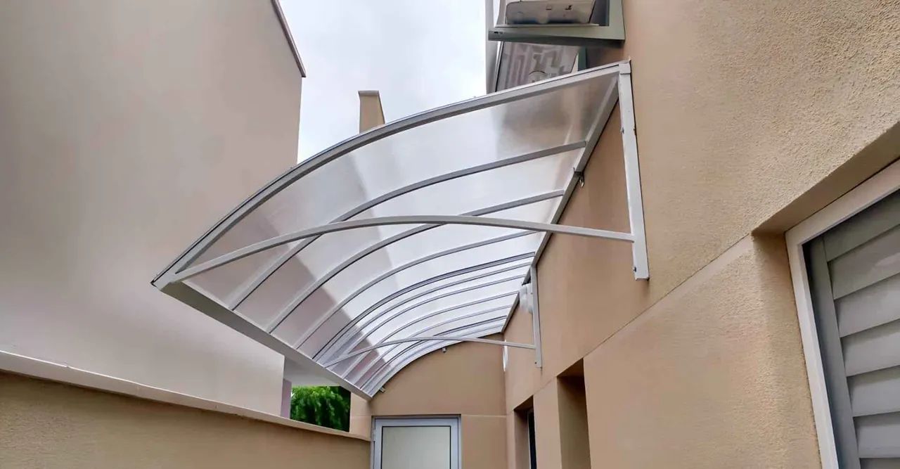 Toldo Policarbonato Fixo  e em Lona - Foto 2