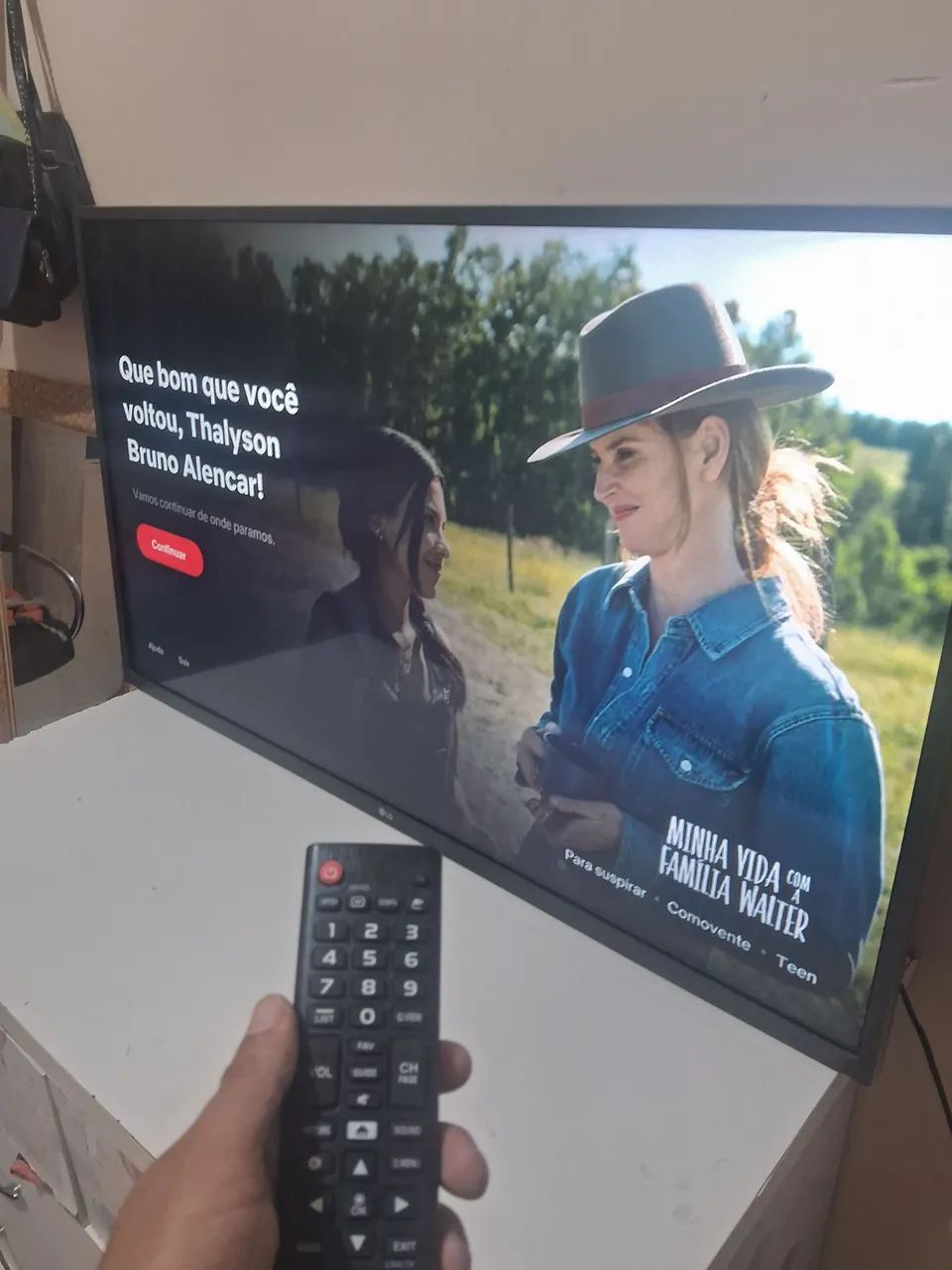 Vendo tv smart LG 43" semi nova !! - Foto 3
