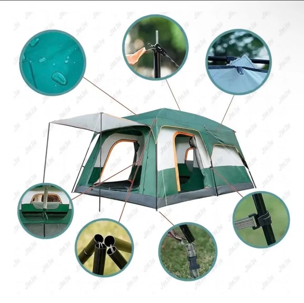 Barraca de camping oito lugares - Foto 4