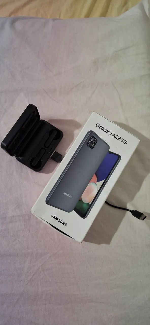 Celular Samsung A22 5G 128gb + Fone Bluetooth  - Foto 2