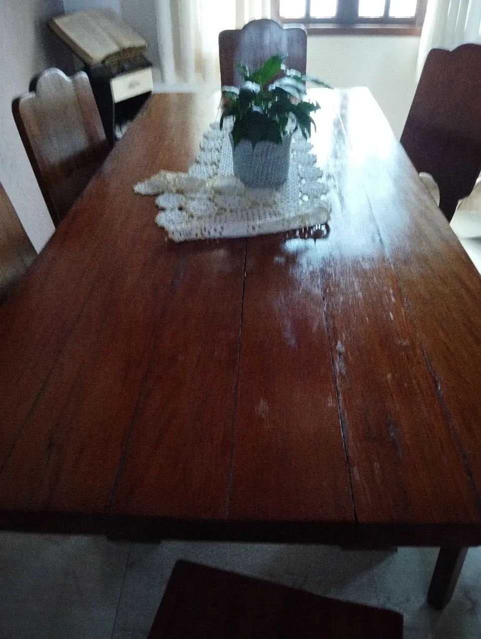 Mesa de madeira maciça  - Foto 3